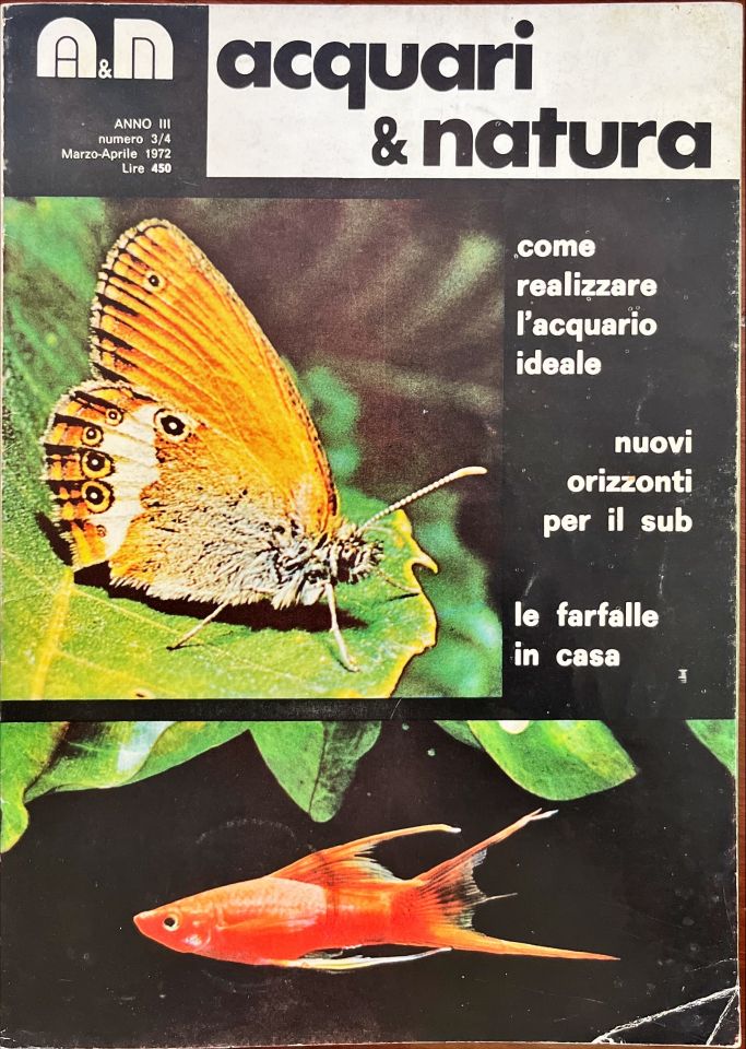 Acquari e Natura, Anno III n. 03/04 Marzo/aprile 1972